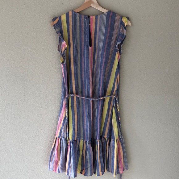 Marine Layer Laney Striped Mini Dress Size 6 - Picture 5 of 5